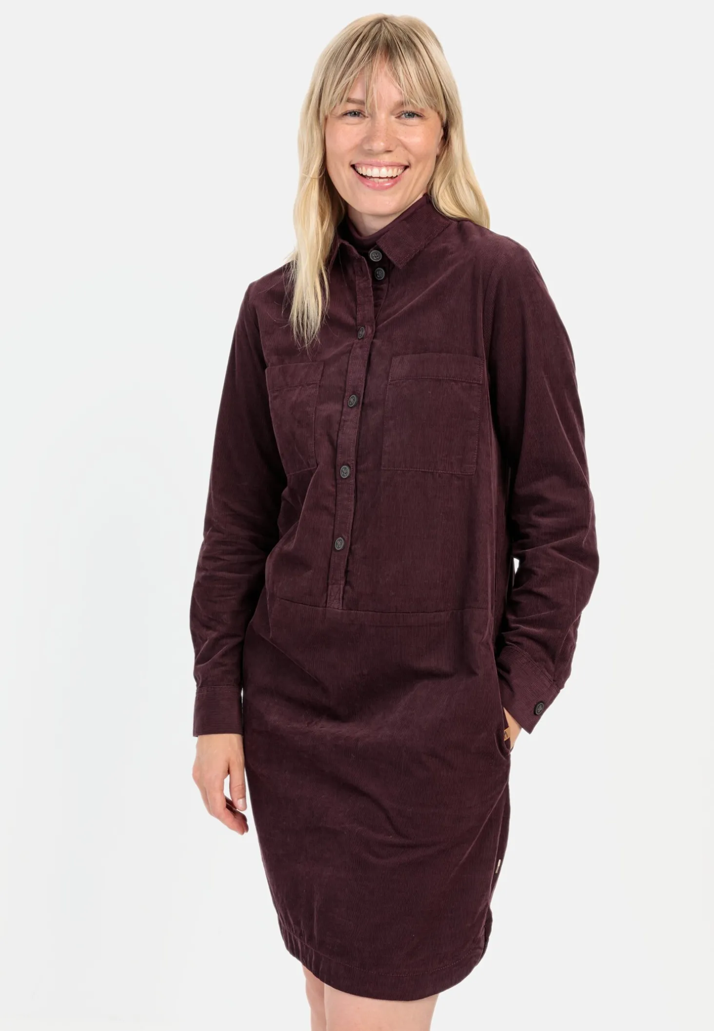 Cordkleid aus reiner Baumwolle