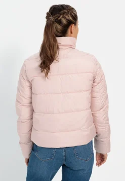 Cropped Pufferjacke aus recyceltem Polyester