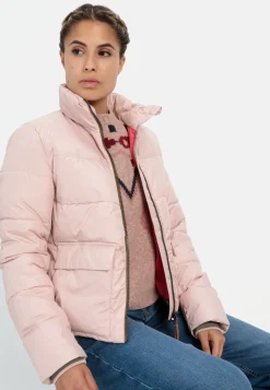 Cropped Pufferjacke aus recyceltem Polyester