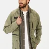 Fieldjacket aus reiner Baumwolle
