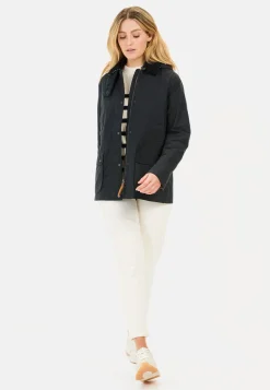 Fieldjacket mit Cordkragen