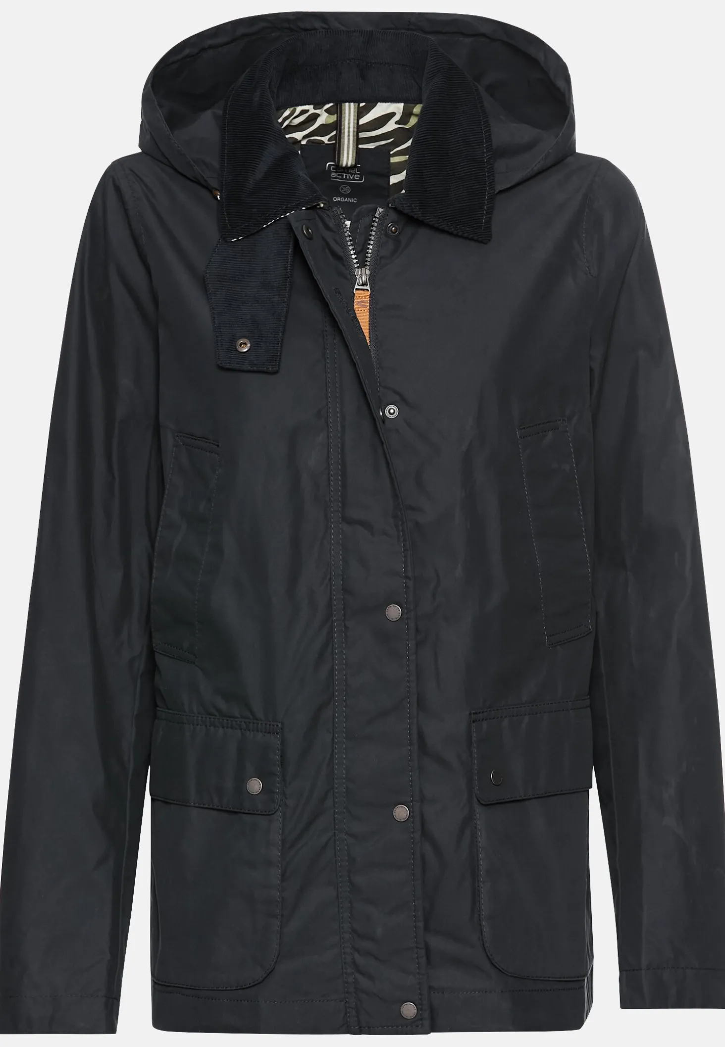Fieldjacket mit Cordkragen