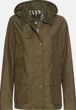 Fieldjacket mit Cordkragen