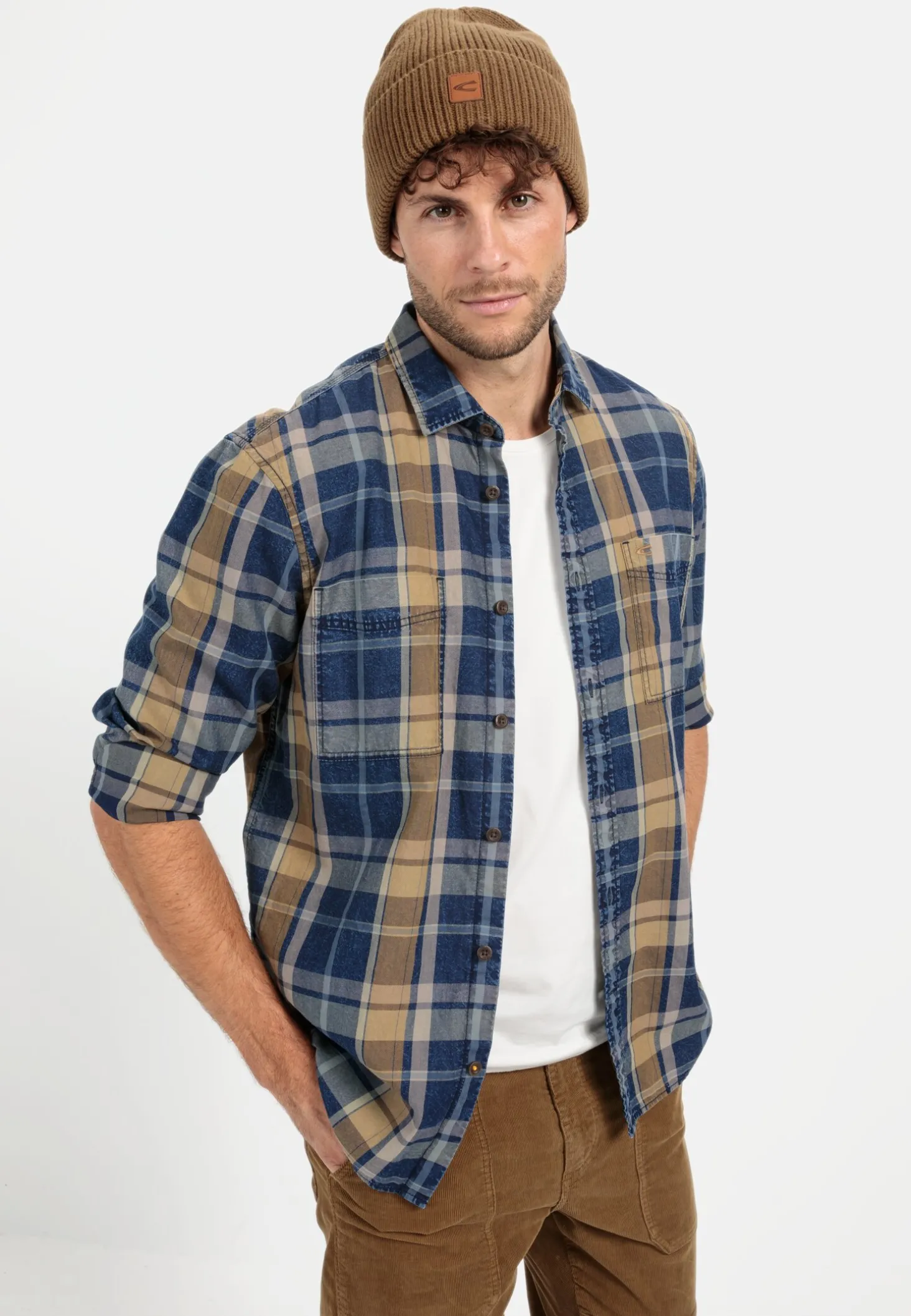 Flanell Karohemd aus reiner Baumwolle