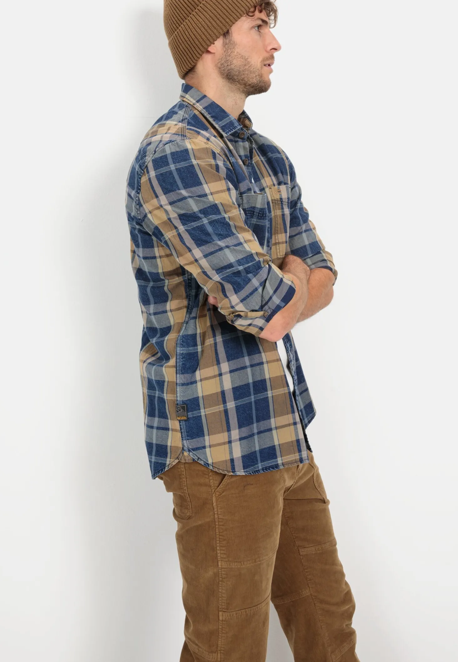Flanell Karohemd aus reiner Baumwolle