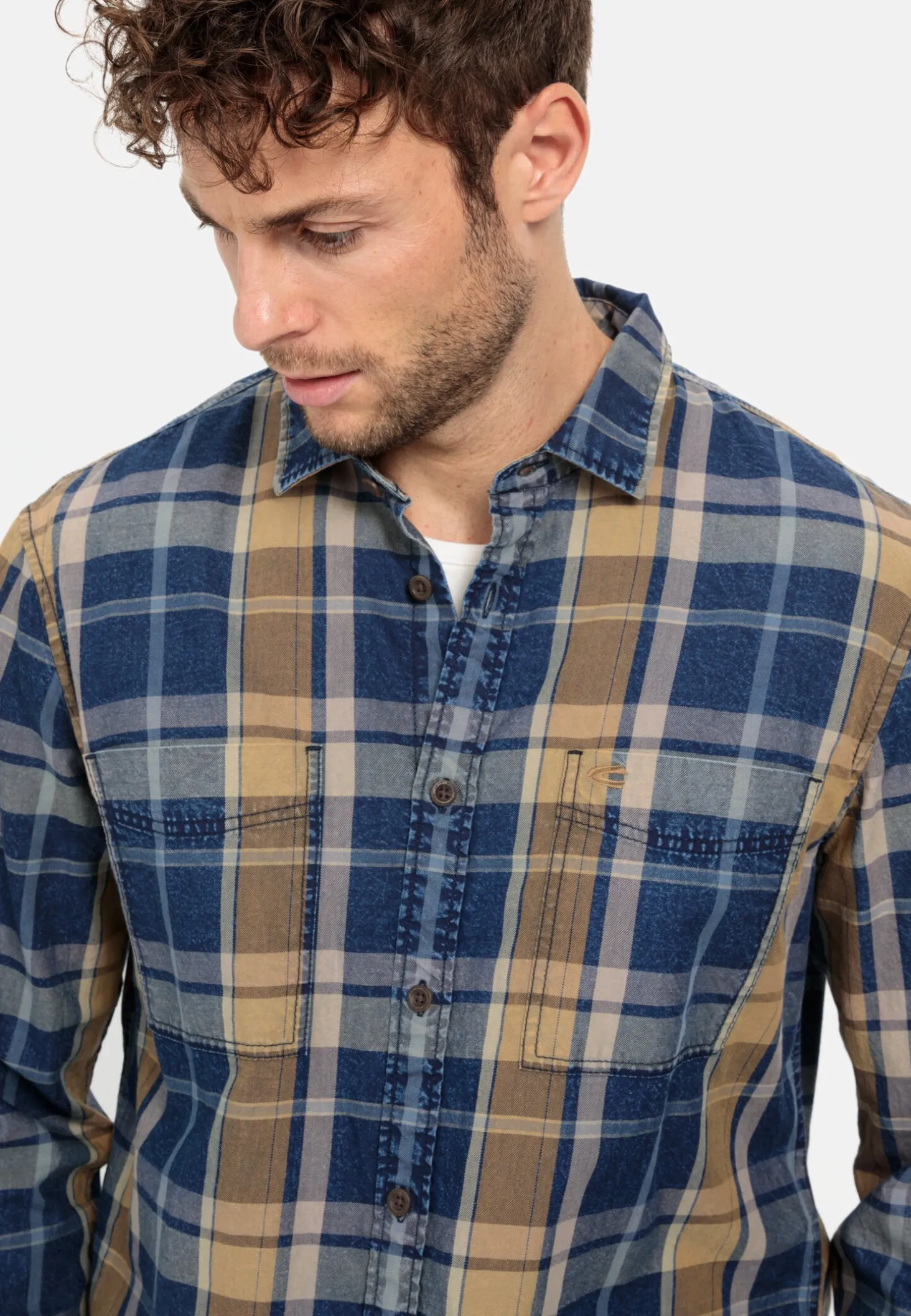 Flanell Karohemd aus reiner Baumwolle