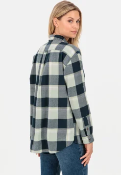 Flanellbluse mit Karomuster