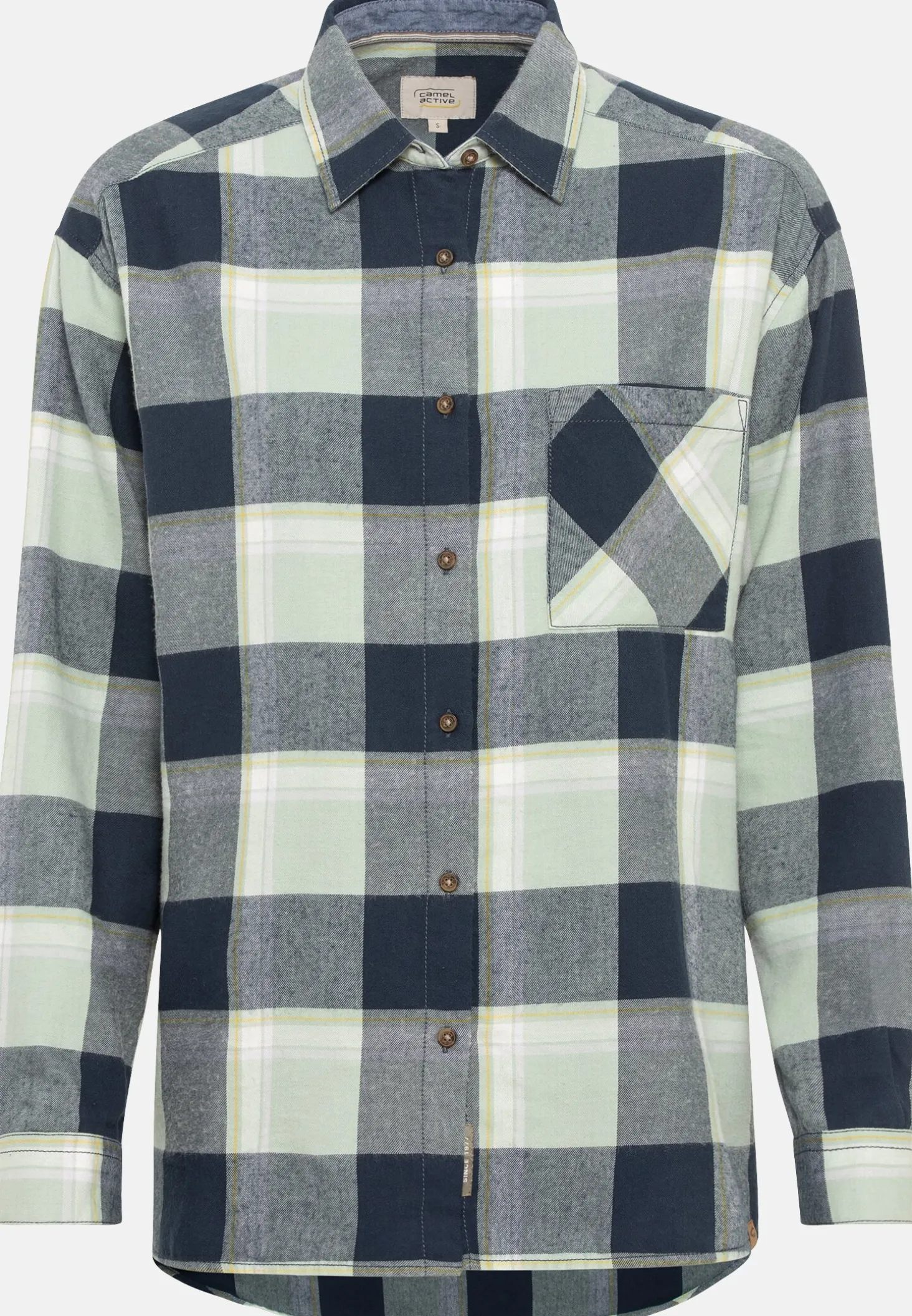 Flanellbluse mit Karomuster