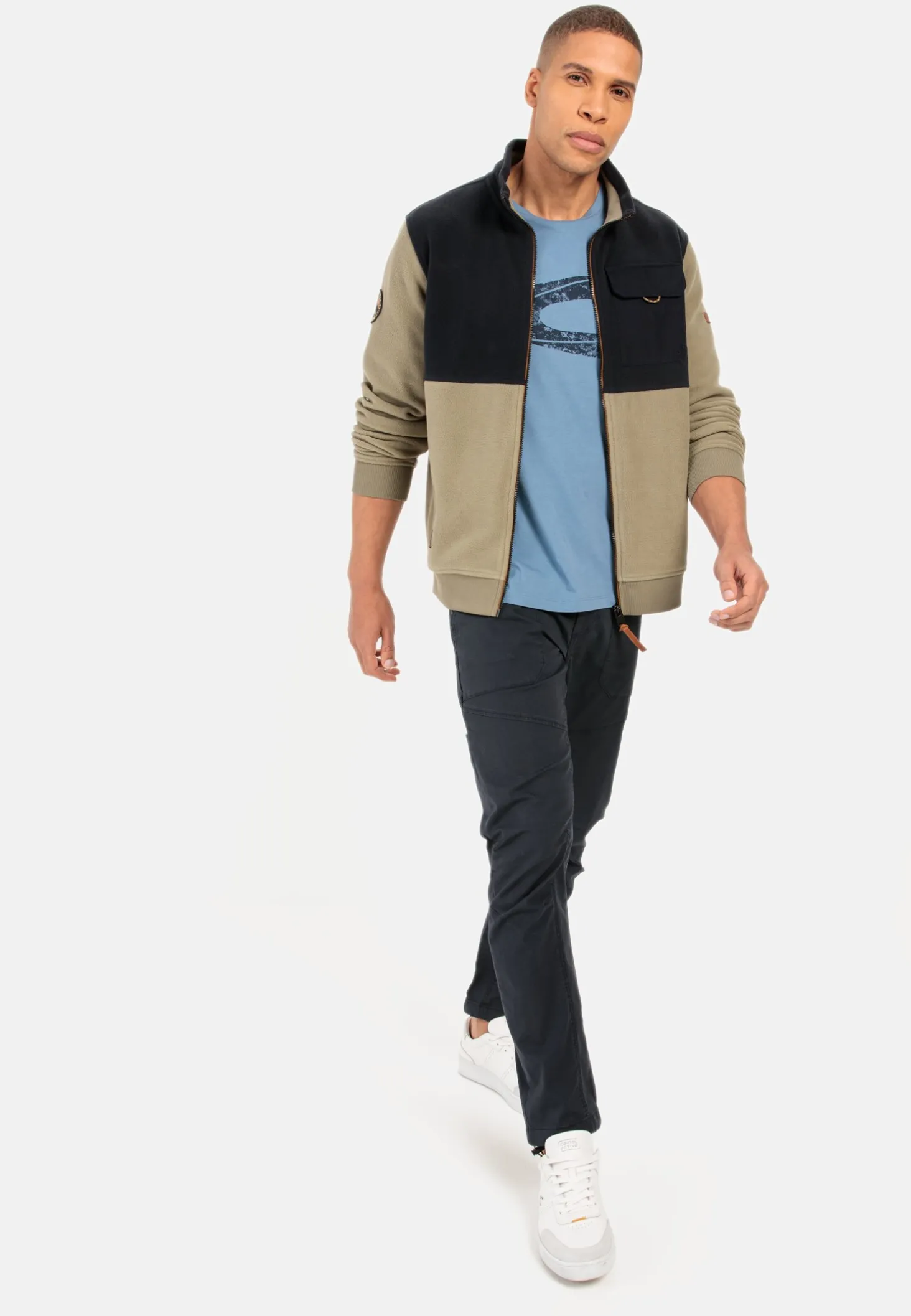 Fleecejacke aus recyceltem Polyester