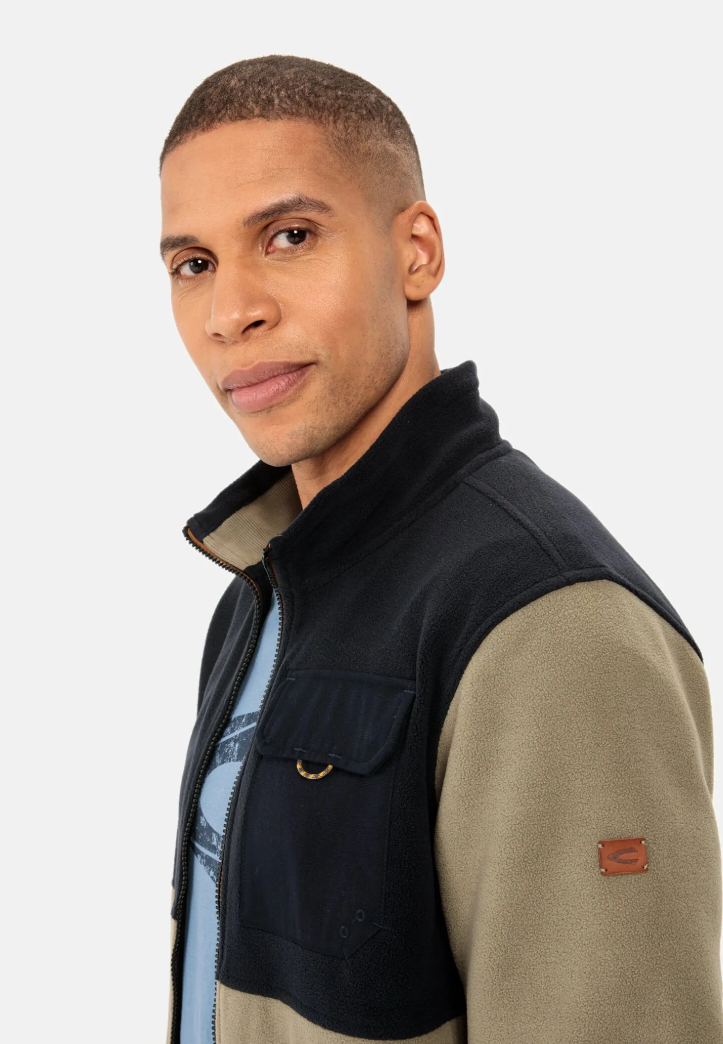 Fleecejacke aus recyceltem Polyester