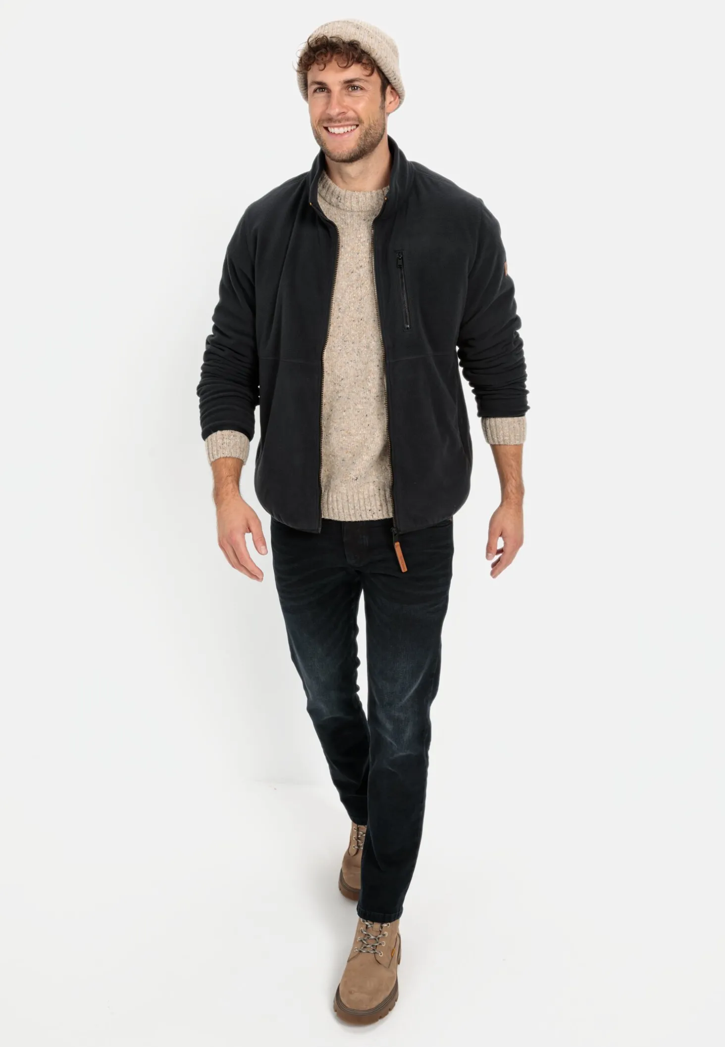 Fleecejacke aus recyceltem Polyester