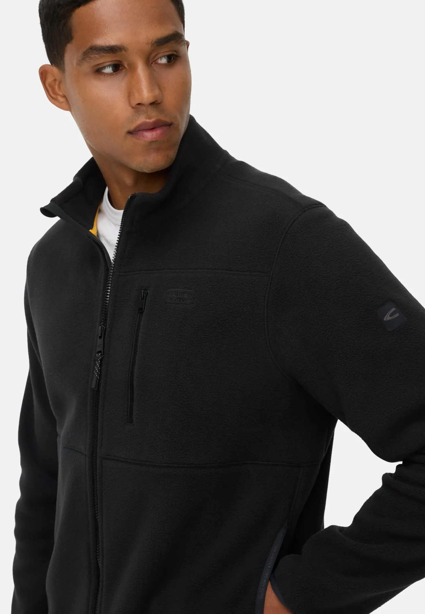 Fleecejacke mit Brusttasche