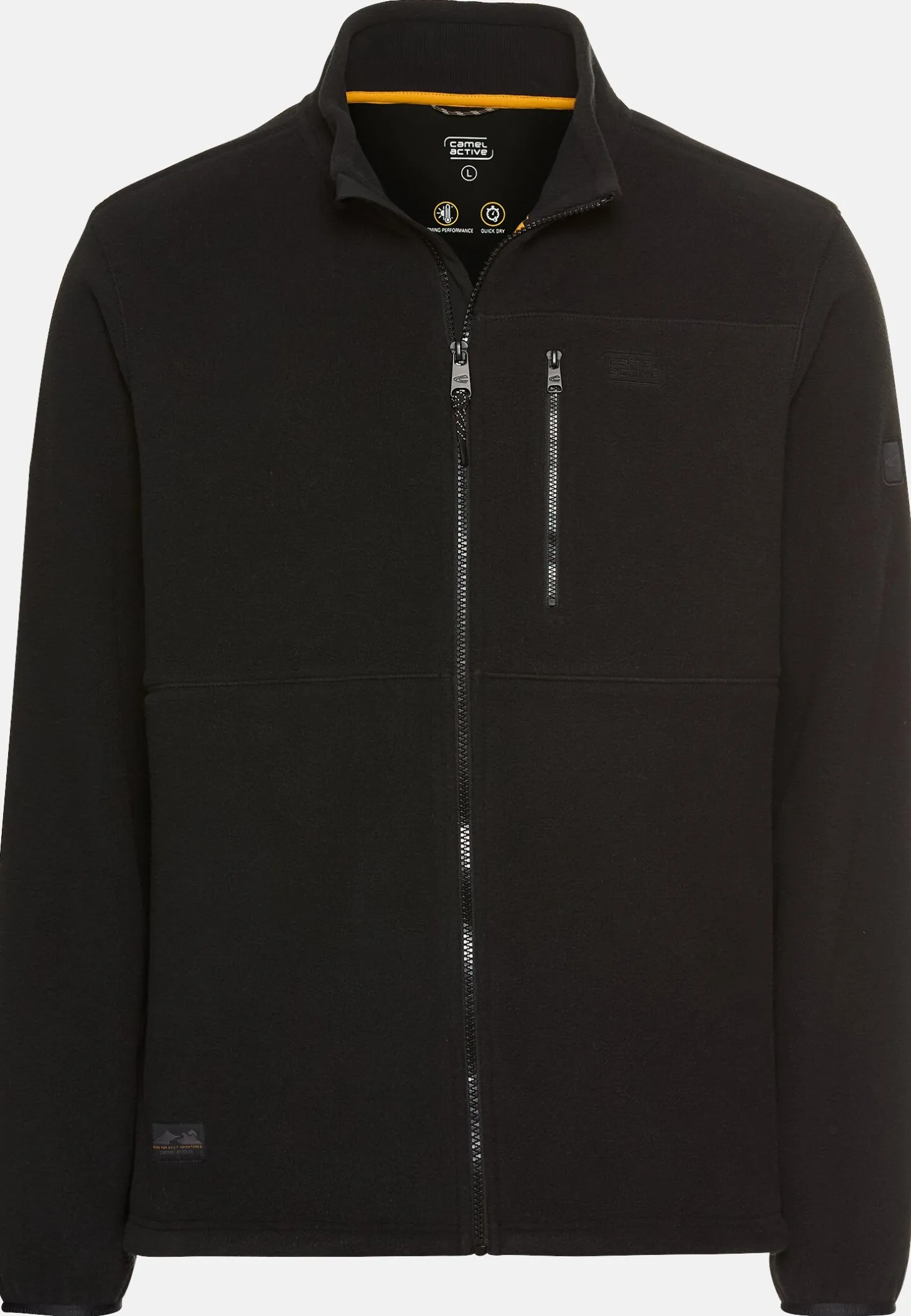 Fleecejacke mit Brusttasche