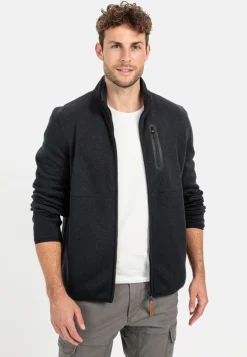 Fleecejacke mit Reißverschluss