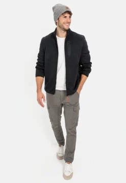 Fleecejacke mit Reißverschluss
