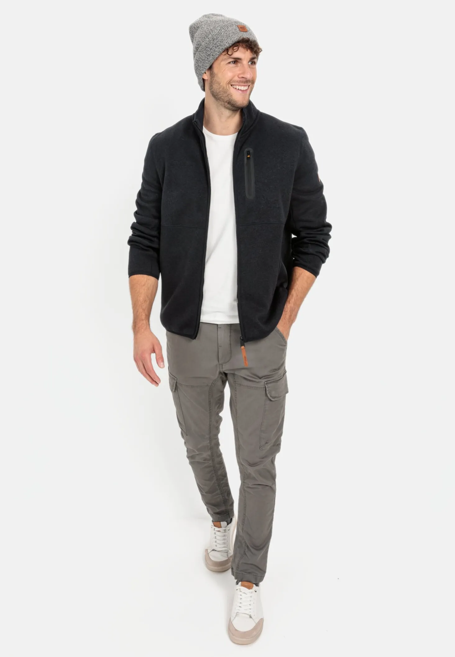 Fleecejacke mit Reißverschluss