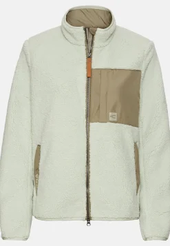 Fleecejacke mit Stehkragen