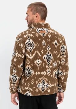Fleecejacke mit Stehkragen