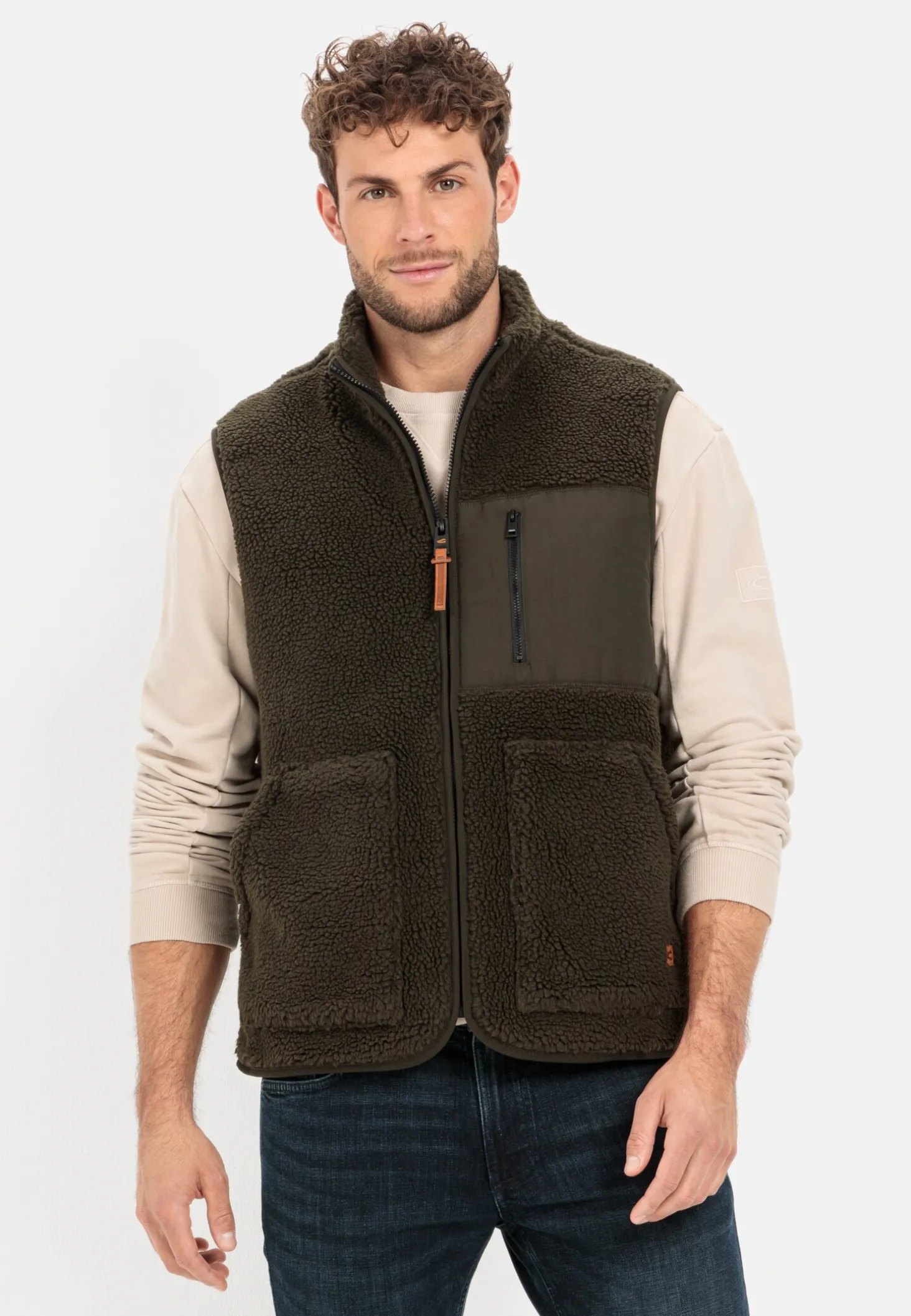 Fleeceweste aus recyceltem Polyester