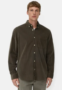 fleXXXactive® Langarm Shirt mit Button-Down-Kragen und Brusttasche