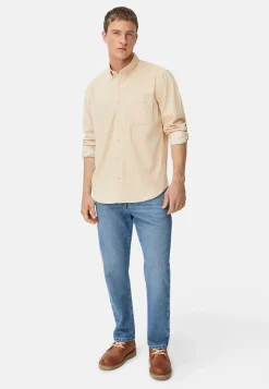 fleXXXactive® Langarm Shirt mit Button-Down-Kragen und Brusttasche