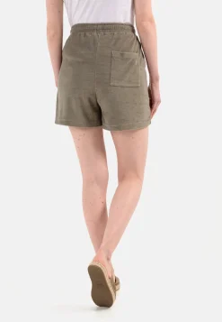 Frottee Shorts mit Kordelzug