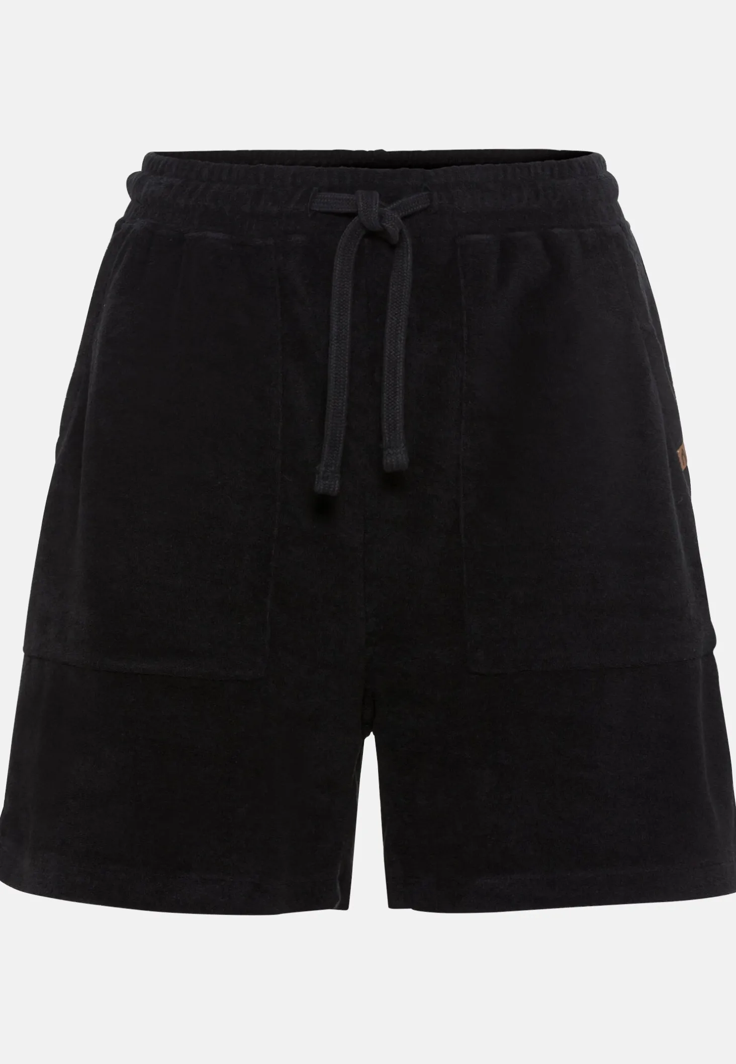 Frottee Shorts mit Kordelzug