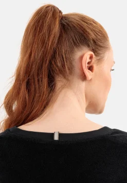 Frottee-Shirt mit Rundhals