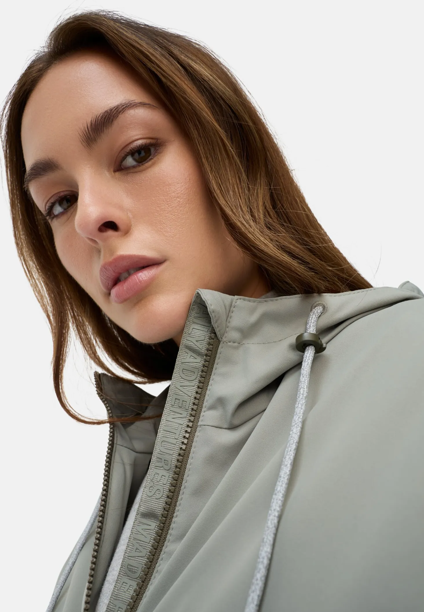 Funktionsjacke aus leichtem Softshell und reflektierenden Details