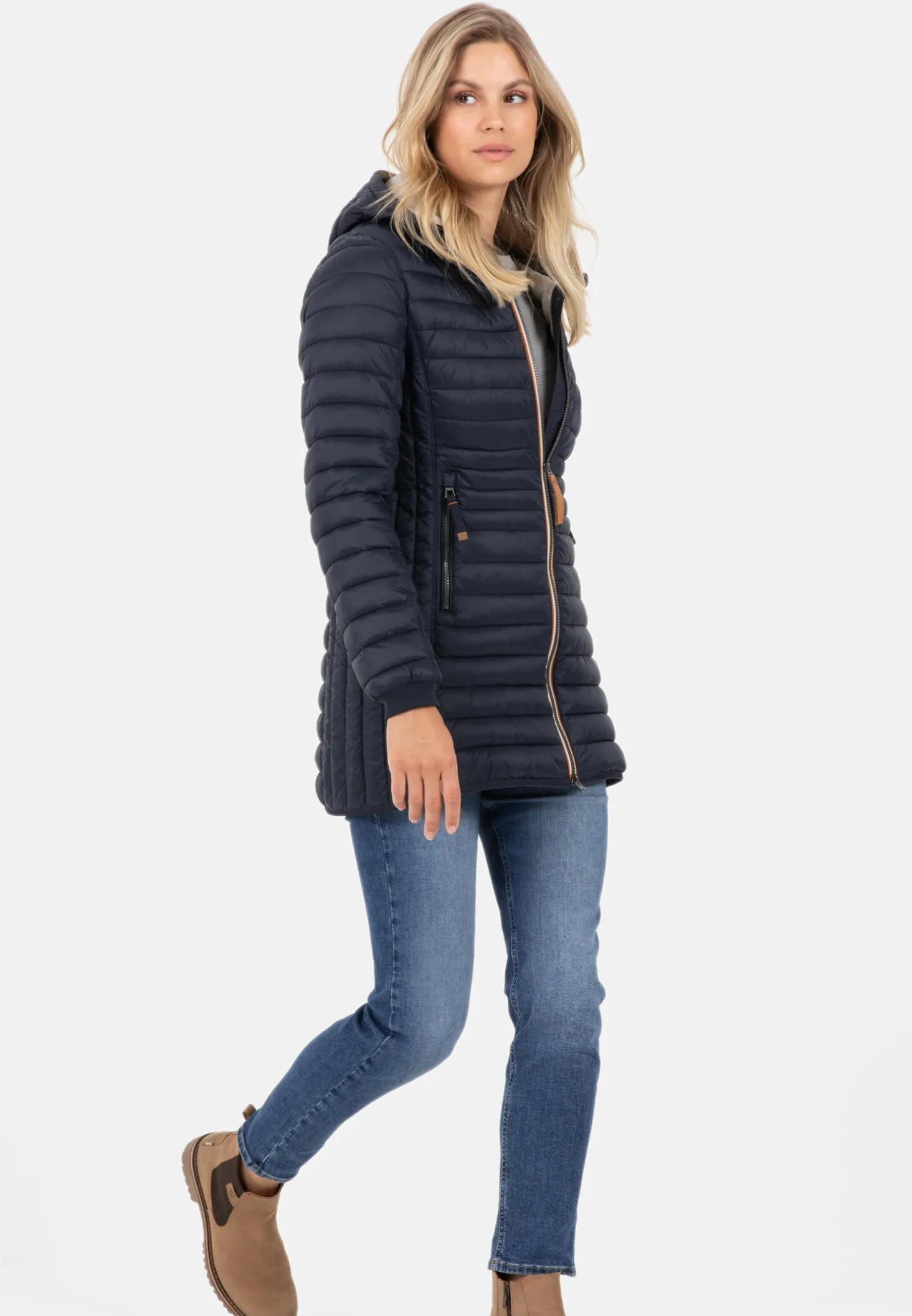 Funktionsjacke mit abnehmbarer Kapuze