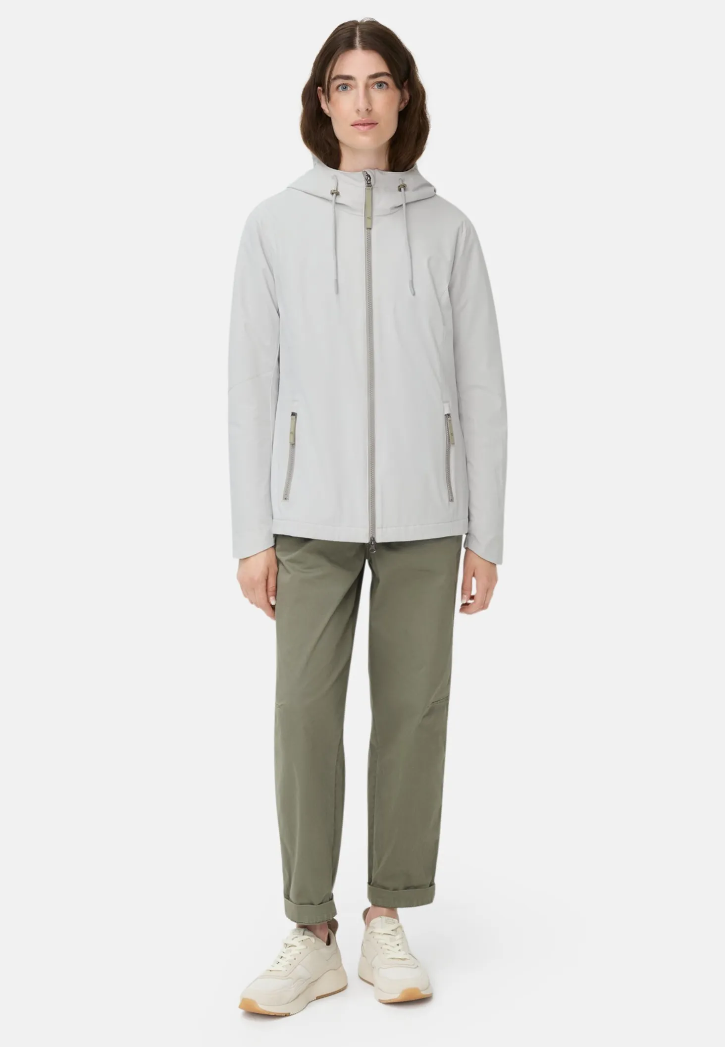 Funktionsjacke mit verstellbarer Kapuze