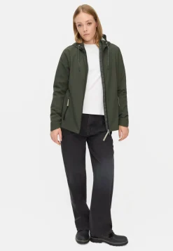 Funktionsjacke mit verstellbarer Kapuze