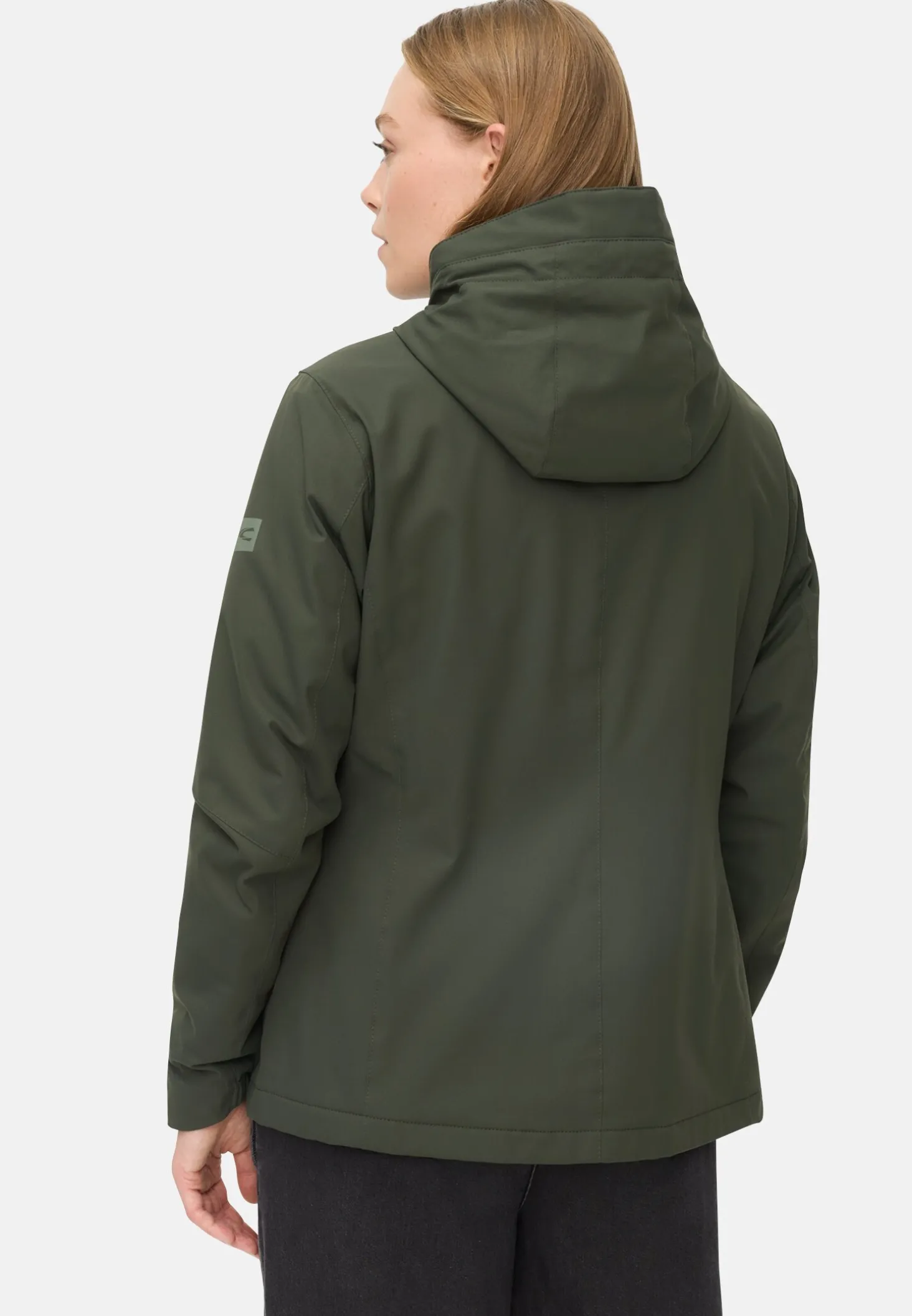Funktionsjacke mit verstellbarer Kapuze