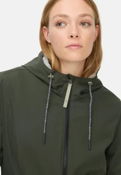 Funktionsjacke mit verstellbarer Kapuze