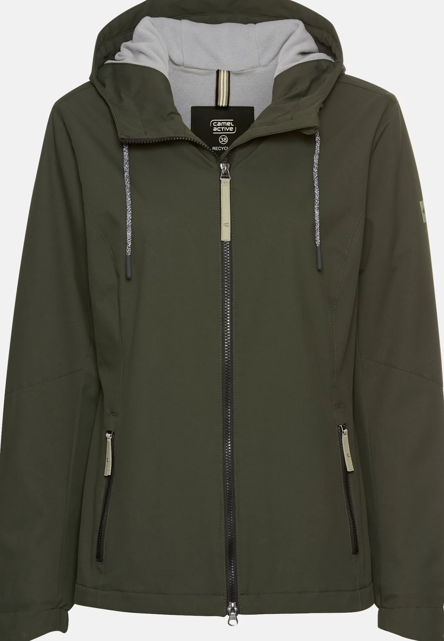 Funktionsjacke mit verstellbarer Kapuze