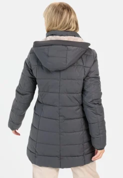 Gesteppte Jacke mit abnehmbarer Kapuze