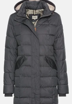 Gesteppte Jacke mit abnehmbarer Kapuze