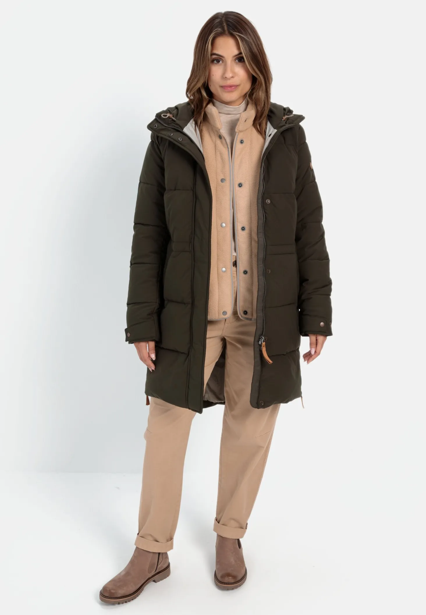 Gesteppte Jacke mit daunenartiger Füllung
