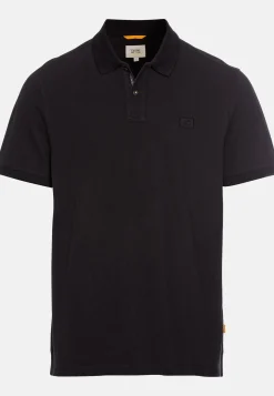Halbarm Poloshirt aus reiner Baumwolle