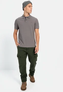 Halbarm Poloshirt aus reiner Baumwolle