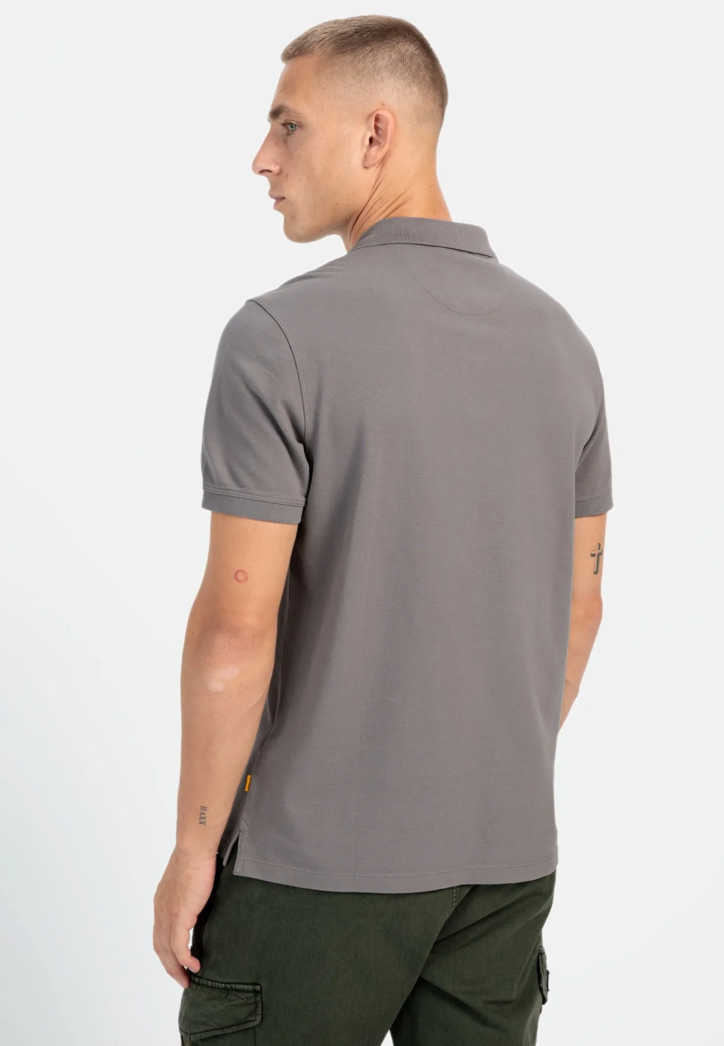Halbarm Poloshirt aus reiner Baumwolle