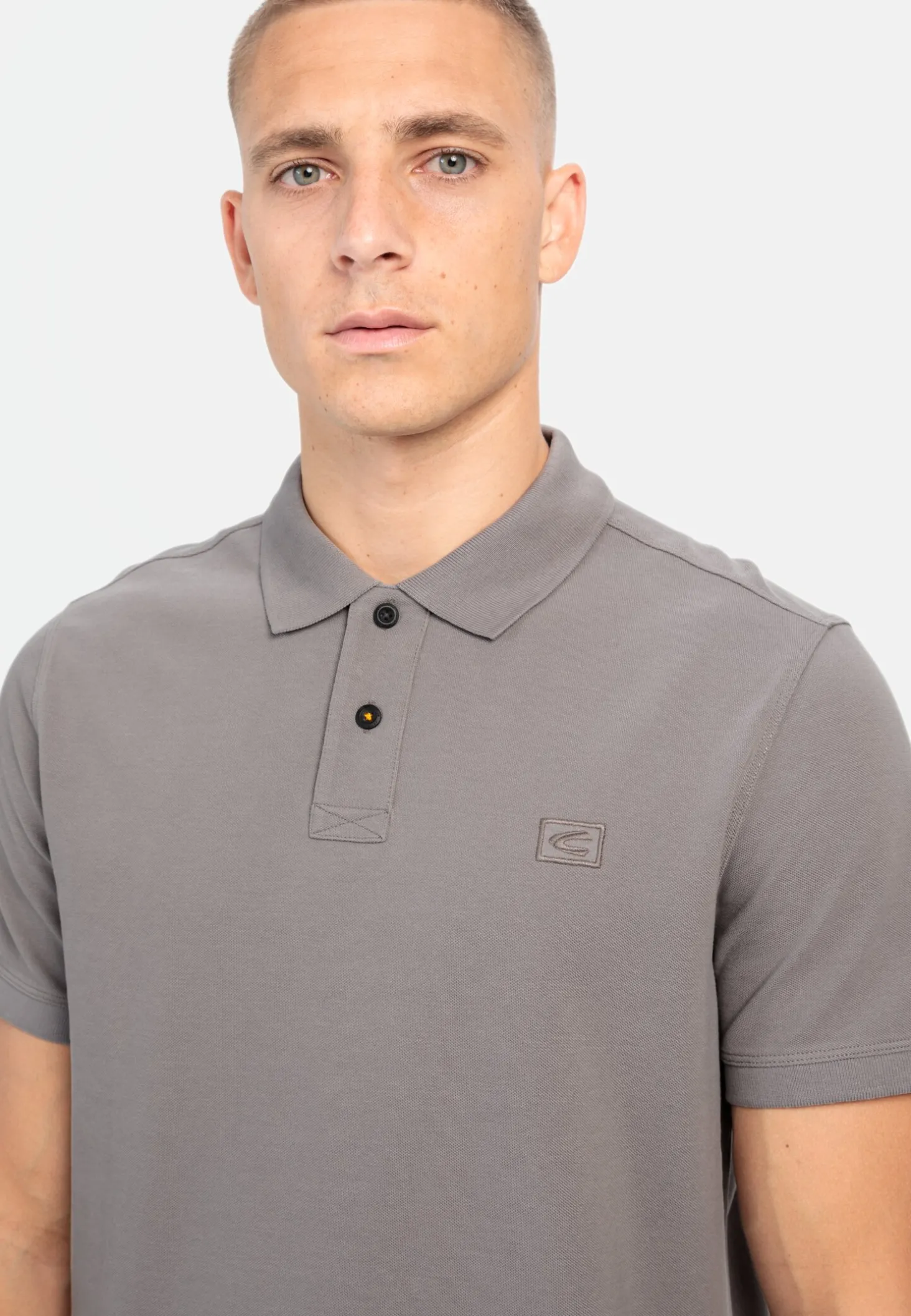Halbarm Poloshirt aus reiner Baumwolle