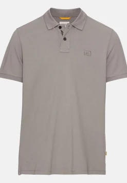 Halbarm Poloshirt aus reiner Baumwolle