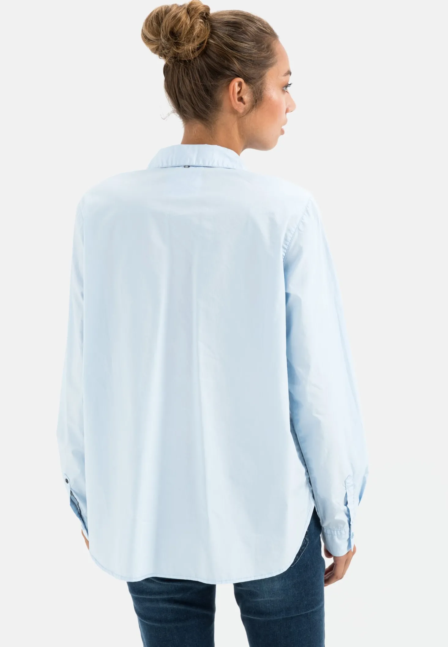 Hemdbluse aus Organic Cotton
