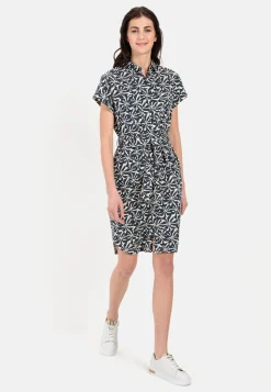 Hemdblusenkleid im Allover-Print