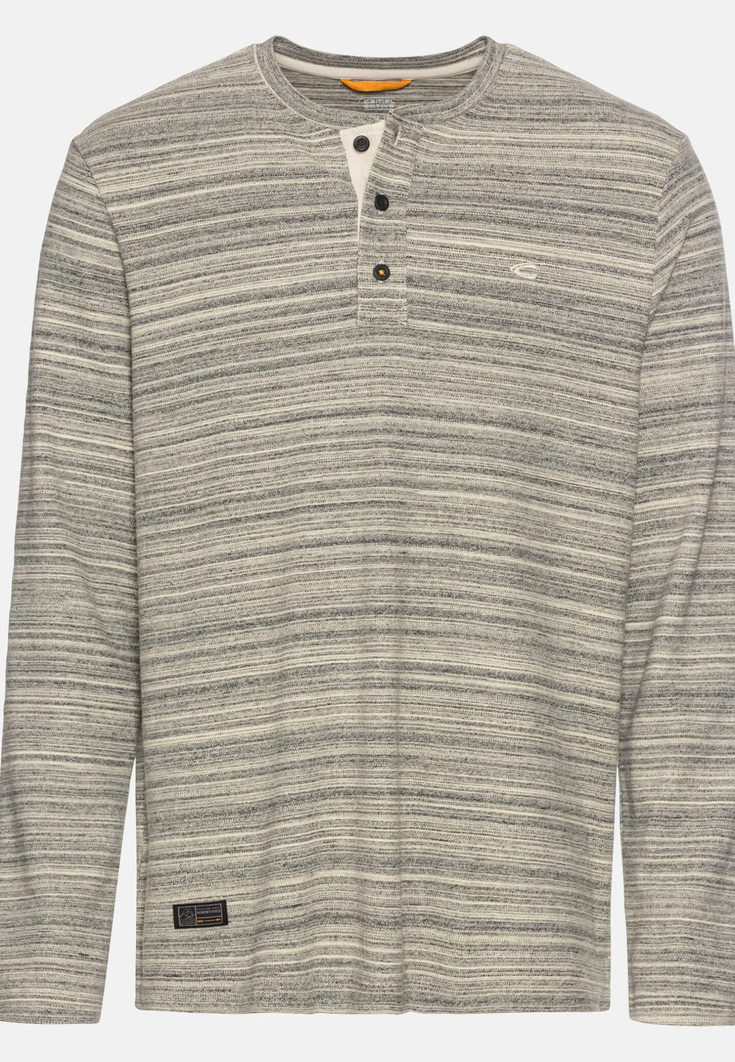 Henley Langarmshirt mit Cooling Effekt
