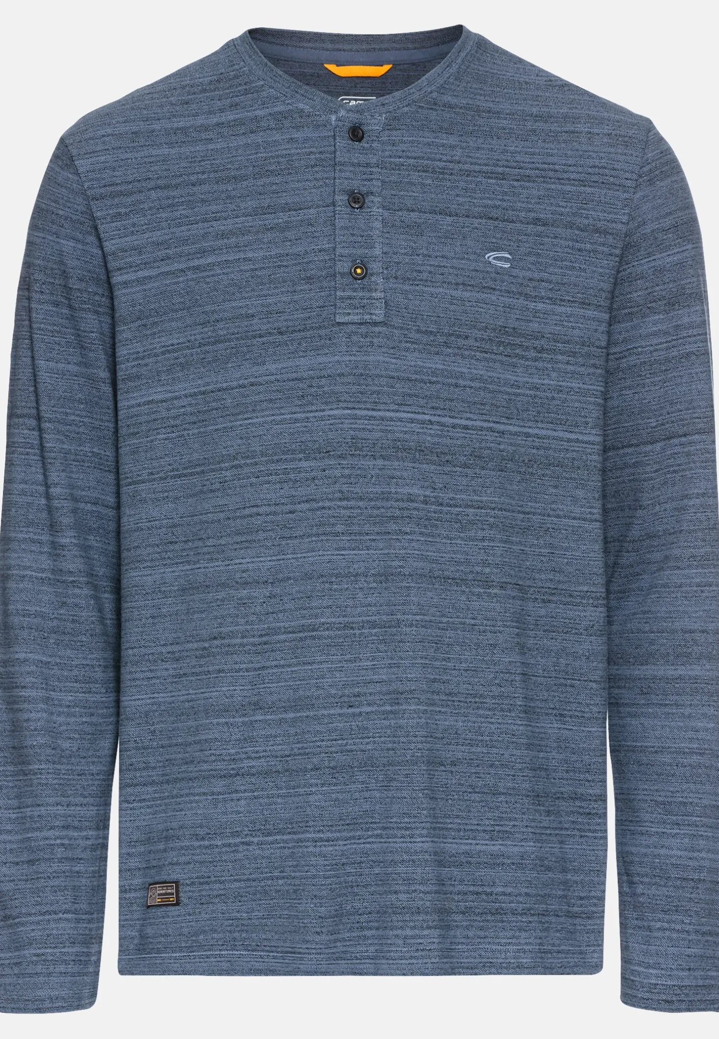 Henley Langarmshirt mit Cooling Effekt