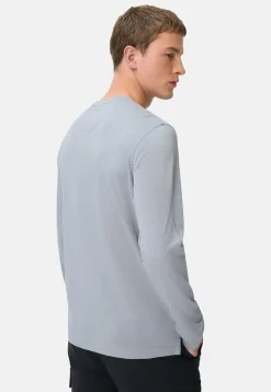 Henley Shirt aus reiner Baumwolle