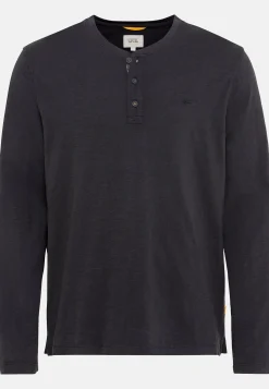 Henleyshirt aus nachhaltigem Organic Cotton