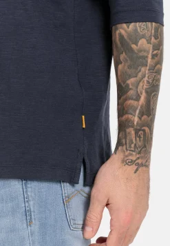 Henleyshirt aus nachhaltigem Organic Cotton
